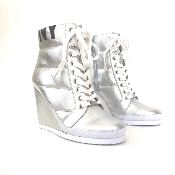 dkny noho wedge sneaker